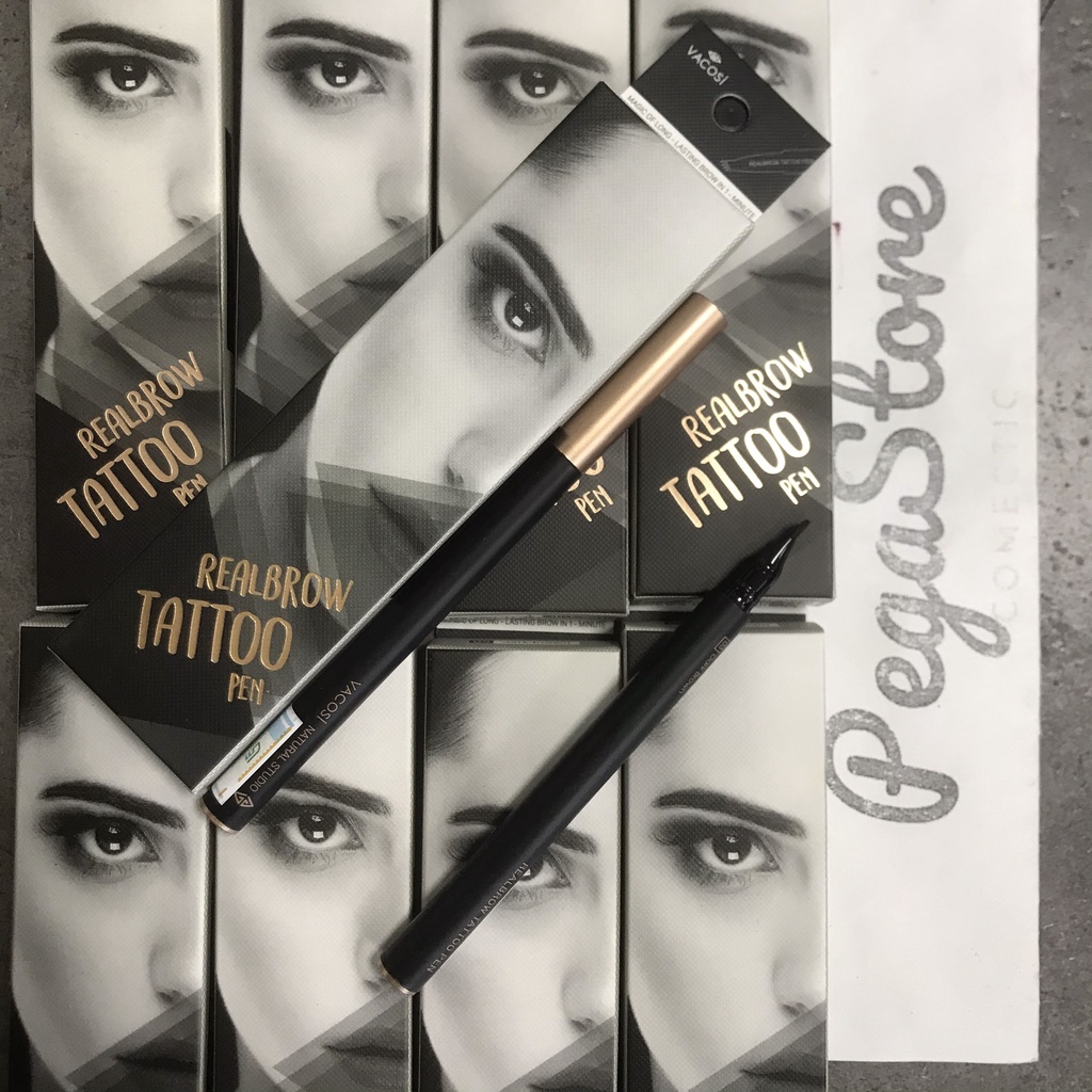 Bút kẻ lông mày /chân mày VACOSI bút kẻ lông mày phẩy sợi vacosi Realbrow Tattoo Pen VM14
