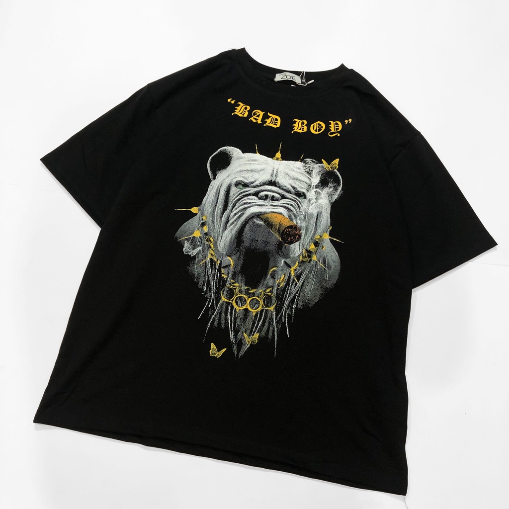 Áo thun hình BAD BOY, áo phông tay lỡ nam nữ unisex, ZOEclothing