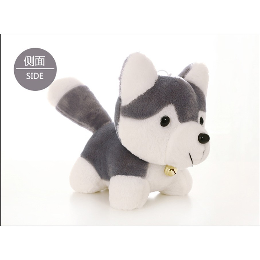 Thú nhồi bông hình chó Husky 25cm