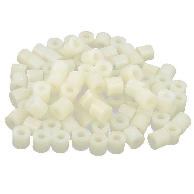 Bộ 100 Vòng Đệm Nhựa 7Mmx3.2Mmx6Mm Màu Ngà