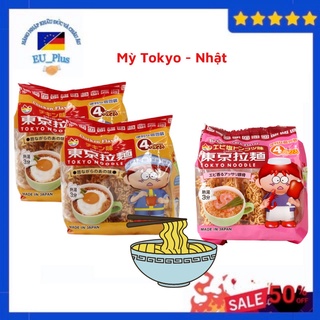 Mì tokyo noodle trứng, tôm đủ vị 120g - nhật bản