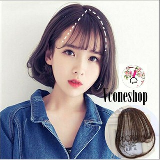[bebu] Kẹp mái giả tóc mái giả mái thưa cho các cô gái