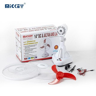 QUẠT TÍCH ĐIỆN MICKEY CÓ ĐÈN