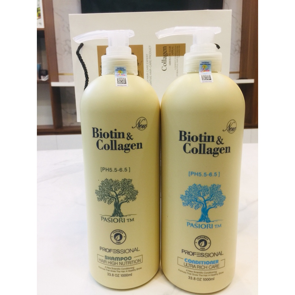 [GIÁ TỐT] Dầu gội Collagen. Dầu Gội Cặp Collagen Biotin - Ngăn Ngừa Rụng Tóc, Phục Hồi Tóc Hư Tổn, Khô Xơ. MUA NGAY! | BigBuy360 - bigbuy360.vn