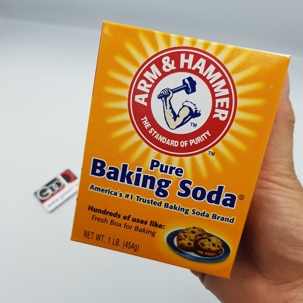 Combo 2 hộp muối Baking soda 454g USA chính hãng