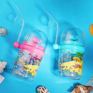 Bình nước uống cá heo có phun nước Hot Hit Tiktok