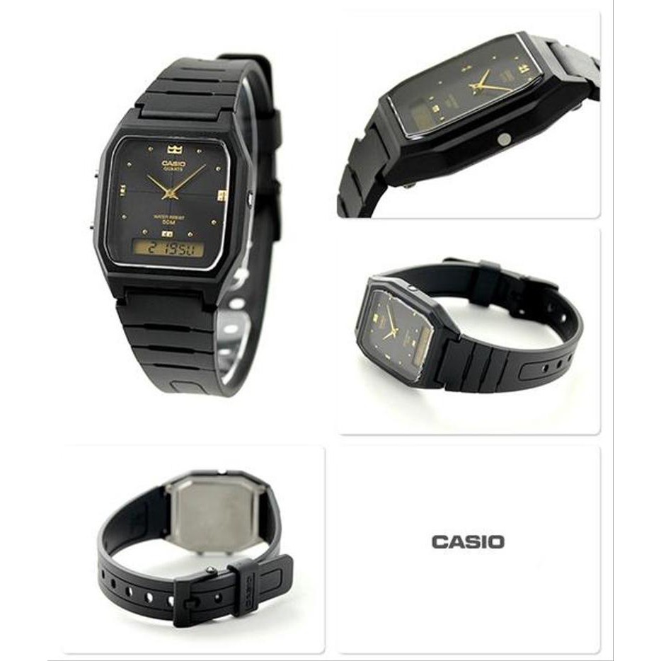 Đồng hồ Nam dây nhựa Chính Hãng Casio AW-48HE-1AVDF