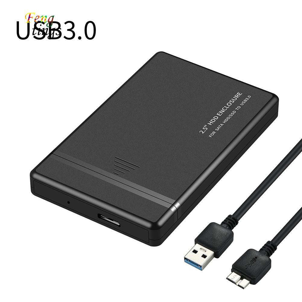 Portable 2.5 inch USB 2.0/3.0/3.1 Type-C Hard Drive Enclosure External HDD Case