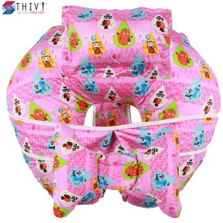 Bộ Gối Đa Năng Chữ C - Gối Tai Voi Cho Mẹ Và Bé 58 THIVI
