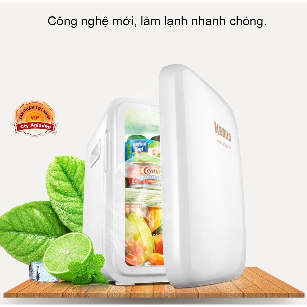 [Mã ELHA22 giảm 6% đơn 300K] Tủ lạnh mini KEMIN Cao cấp (Dùng cả trên oto xe hơi và trong nhà) - Loại 10L