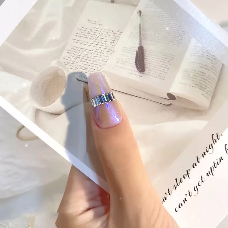 Mới Set 50 Viên Đá 3D Lấp Lánh Đính Móng Nghệ Thuật