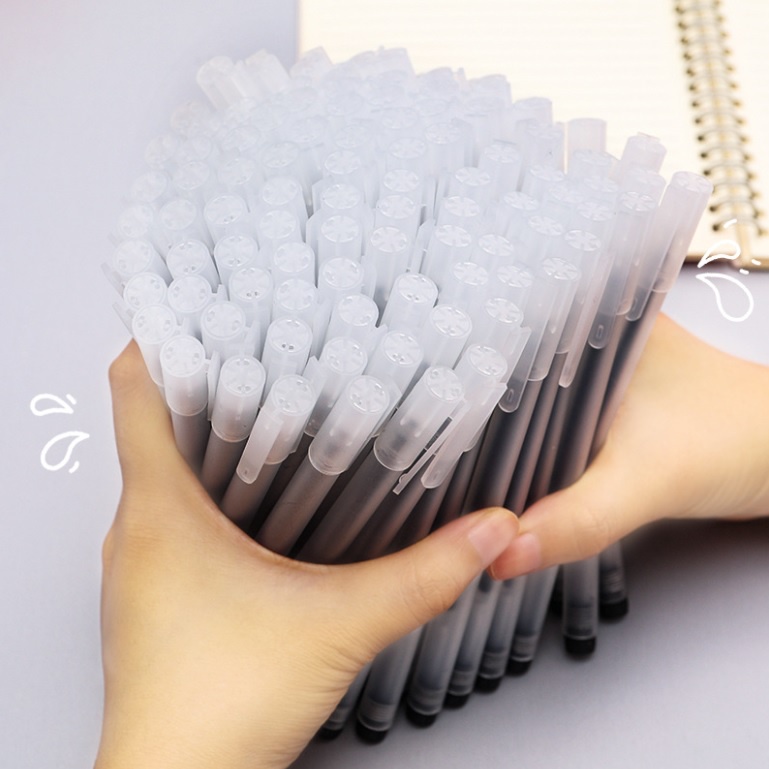 [Siêu Rẻ] Combo 10 Bút Bi Nước Văn Phòng, Học Sinh...Mực Gel 0.5 mm Đen, Xanh, Đỏ Nhanh Khô Cho Nét Chữ Đều Rõ Đẹp