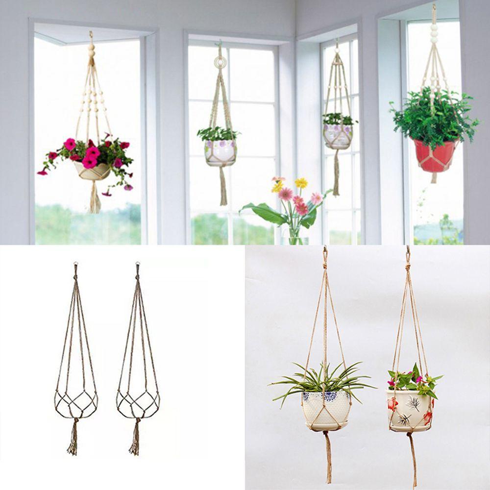 PATRICIA Dây Thừng 90cm Thắt Nút Giữ Cây Cối Cổ Điển