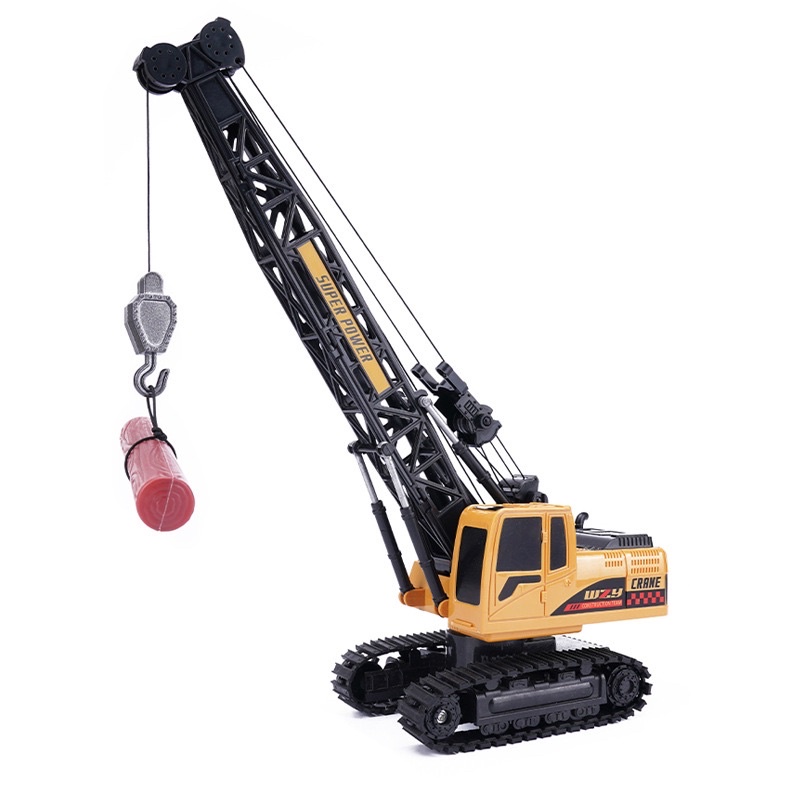 Xe cẩu bánh xích điều khiển ,rơ móc bằng kim loại