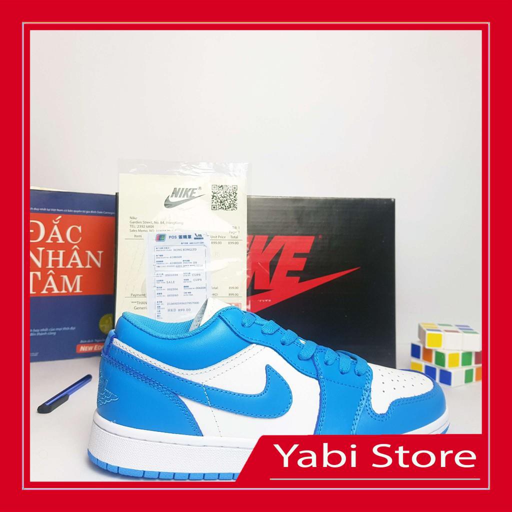 🔥FREE SHIP-HÀNG QUẢNG CHÂU 🔥Giày thể thao sneaker🔥Air Jordan 1 Low JD UNC' BLUE full box - Yabi Store | BigBuy360 - bigbuy360.vn