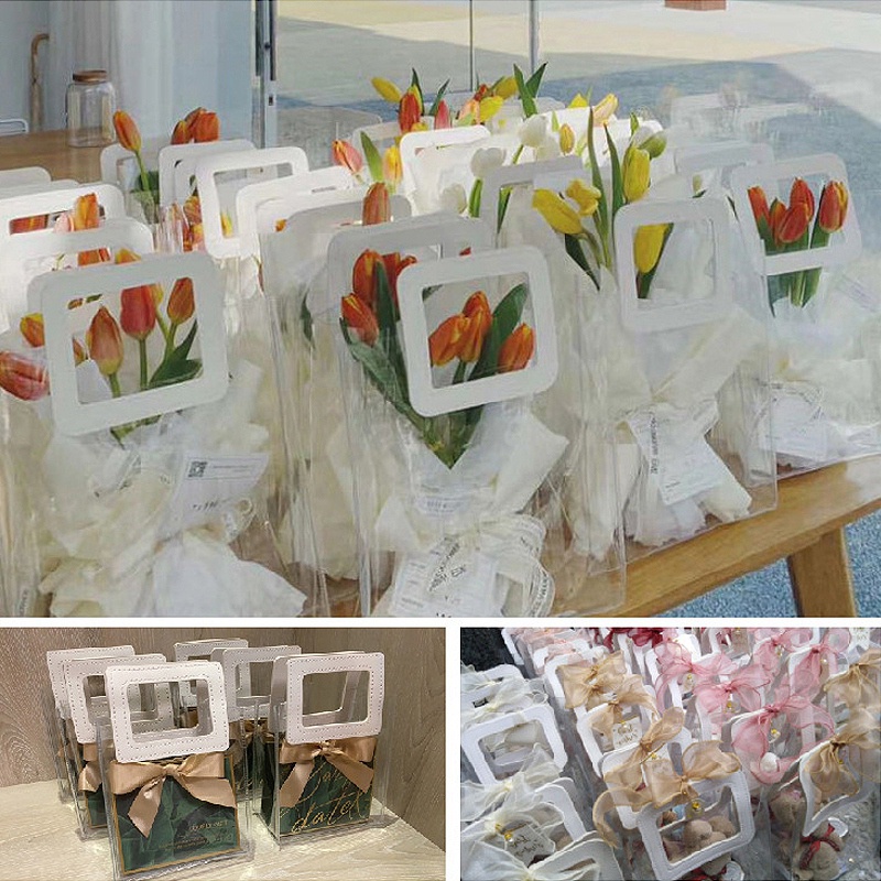 Túi đựng mỹ phẩm trong suốt chống thấm nước tiện lợi dành cho nữ