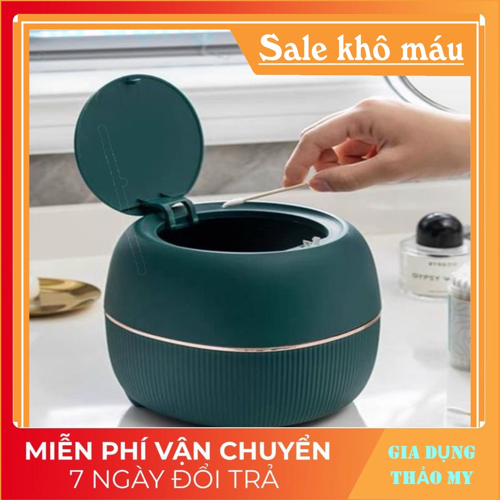 Thùng rác mini để bàn, để xe ô tô gọn gàng, tiện dụng