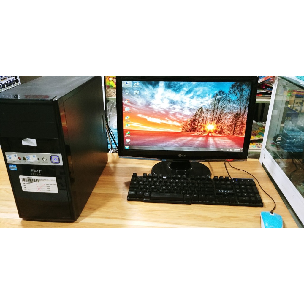 NGUYÊN BỘ PC VĂN PHÒNG GIÁ KHÔNG THỂ RẺ HƠN PENTIUM E5500 DÀNH CHO NHU CẦU HỌC TẬP GIẢI TRÍ XEM PHIM 