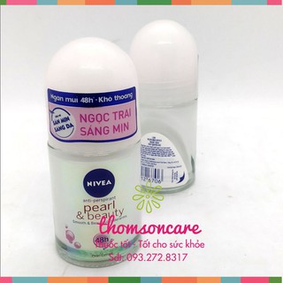 Lăn nách Nivea - khô thoáng - không để lại vết ố vàng - Lọ 25ml