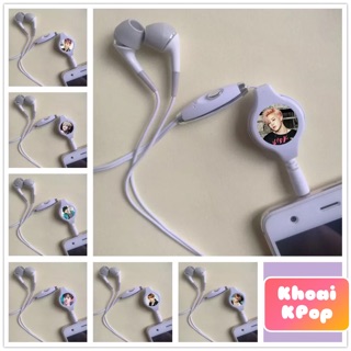 [CÓ SẴN] Tai nghe rút gọn có mic BTS và các thành viên