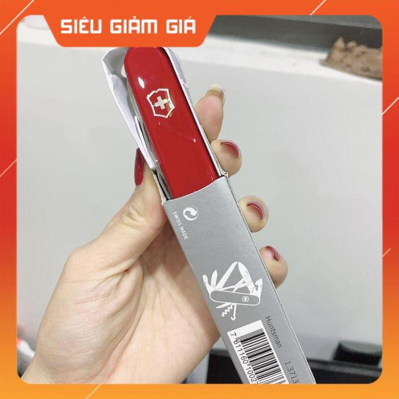 [New 2021] Dụng cụ đa năng Victorinox - Huntsman màu đỏ ⚜️Hàng Authentic⚜️