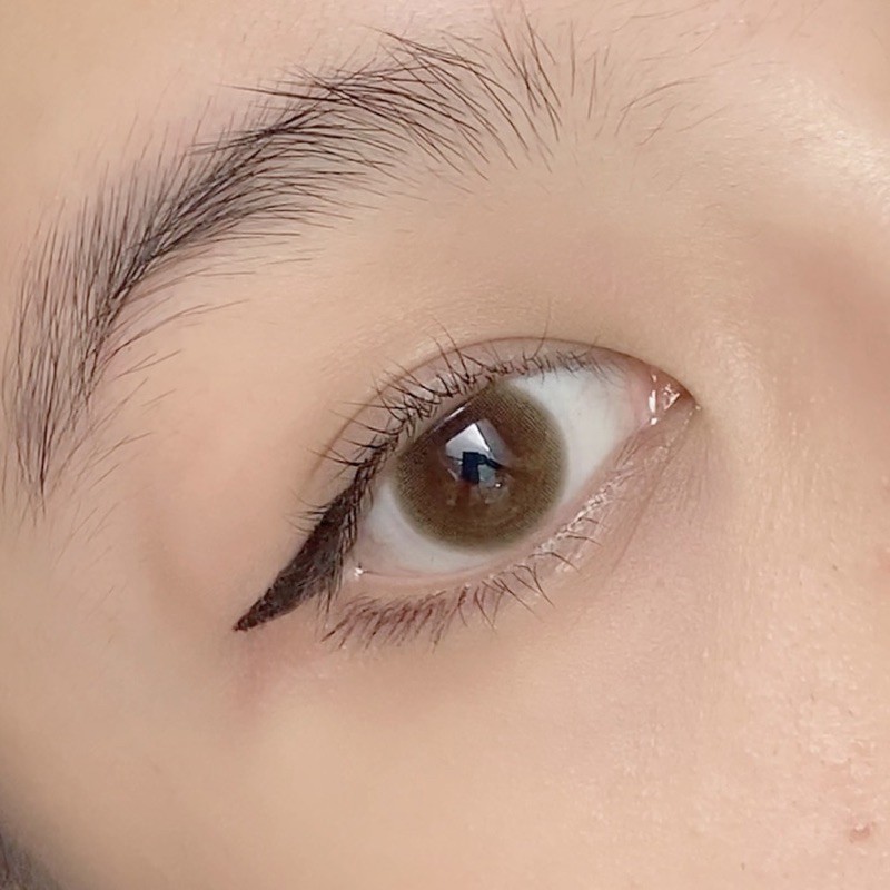 L014- Lens Nâu viền tự nhiên