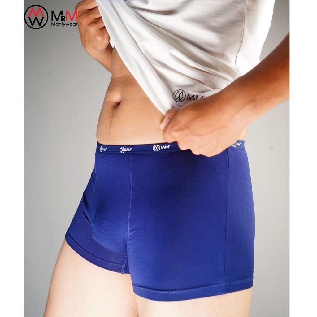 Hộp 3 quần lót nam Boxer sợi tre Bamboo tự nhiên kháng khuẩn thấm hút mồ hôi MRM Manlywear- CB3BXCNBB