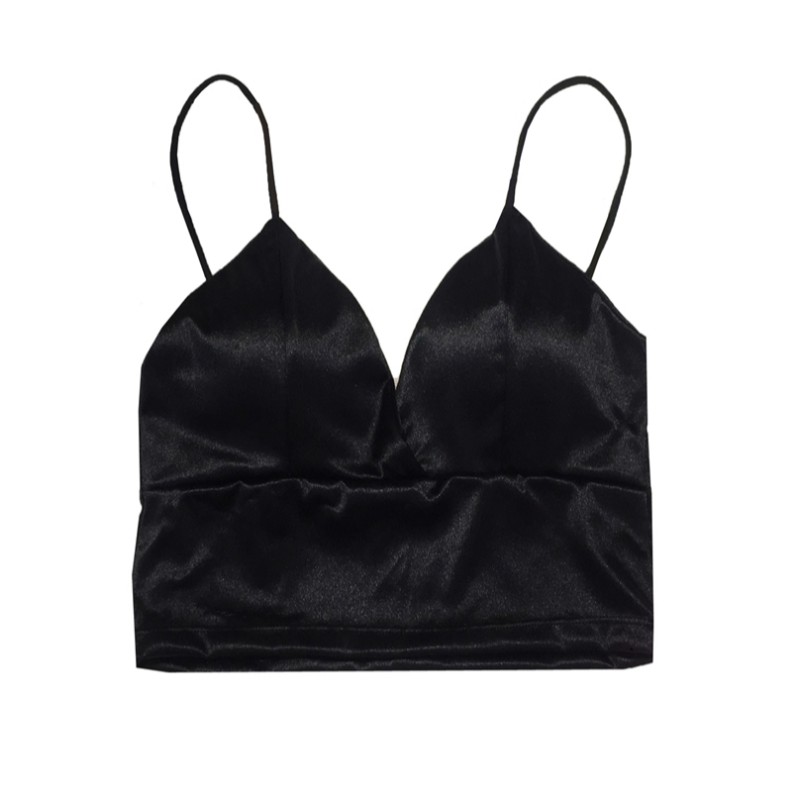 ÁO LÓT NỮ ❣️FREESHIP❣️ Áo Bra Croptop lụa cao cấp - móc cài lưng 3 nấc