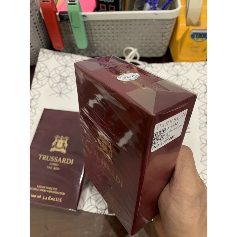 [Mã COSSALE27 giảm 80K đơn 1000K] Nước hoa nam Trussardi uomo the red 100ml full seal | BigBuy360 - bigbuy360.vn