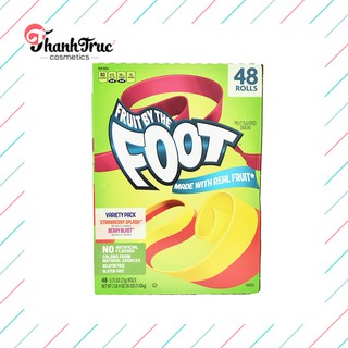 KẸO DẺO TRÁI CÂY CUỘN MỸ FRUIT BY THE FOOT 48 CUỘN (6.2019)