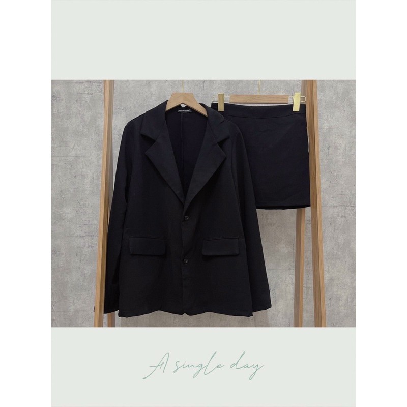 Set Vest kèm Chân Váy Công Sở 4 Màu