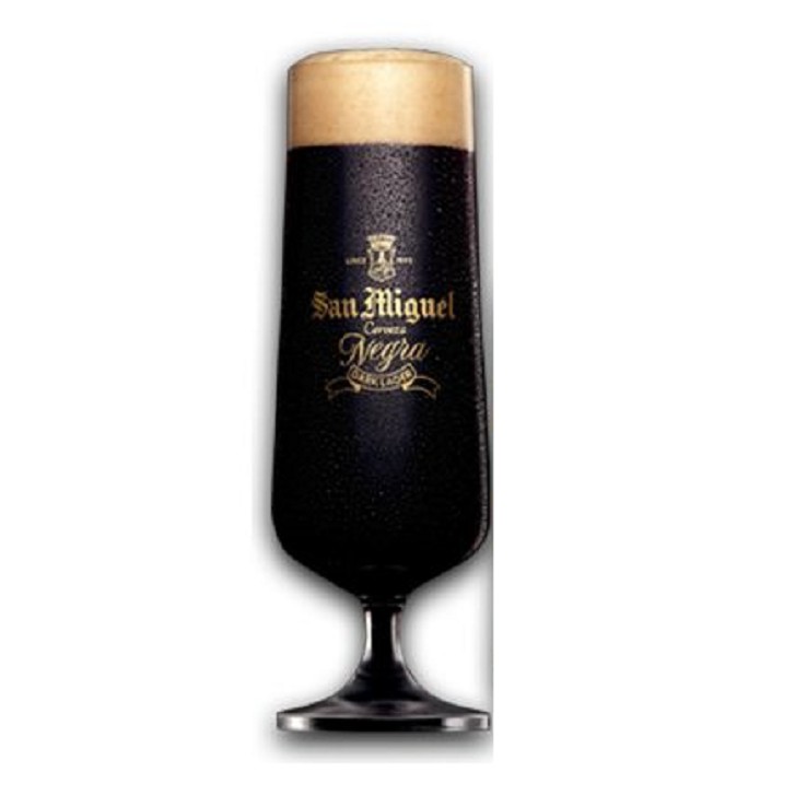 Thùng 24 lon bia San Miguel Cerveza Negra lon 330ml