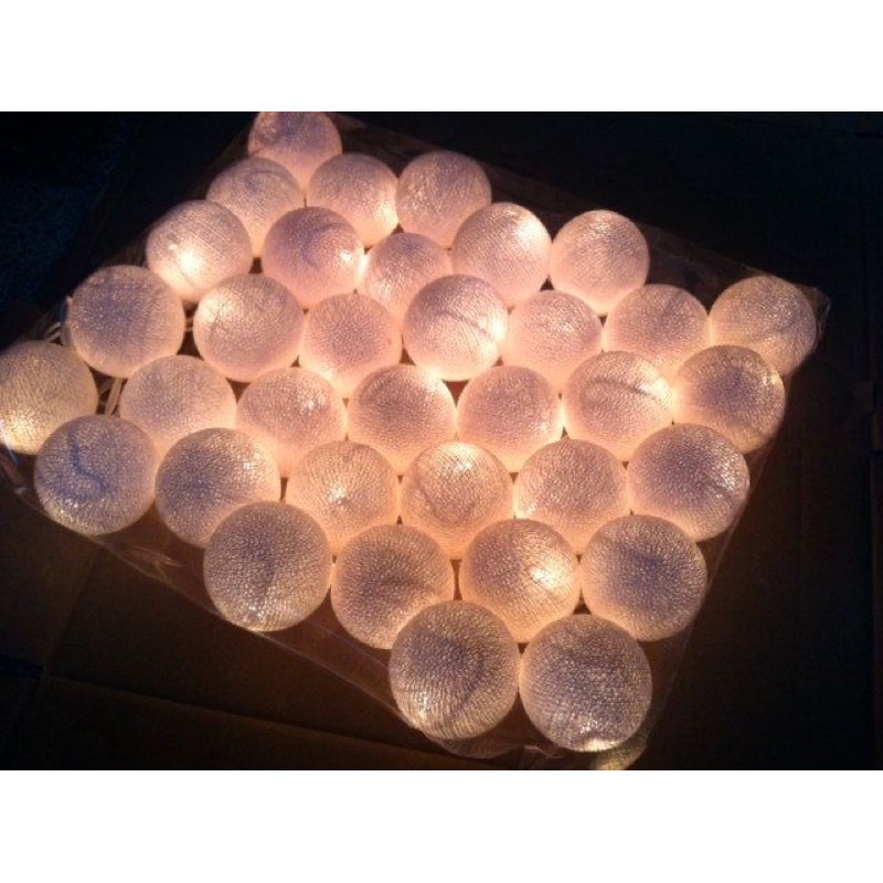 Dây đèn cotton ball Thái Lan/ CHỌN MÀU
