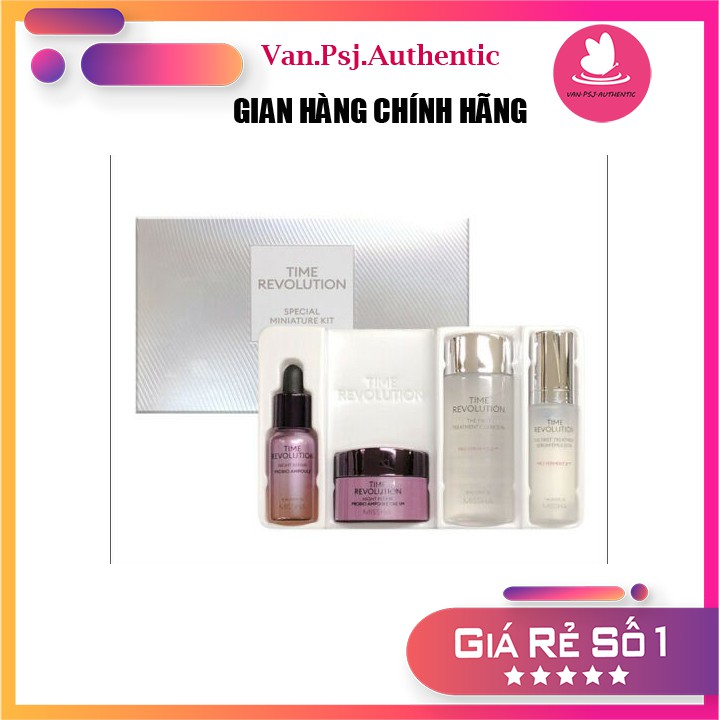 SET MINI DƯỠNG ẨM CHỐNG LÃO HÓA TRẮNG DA TIME REVOLUTION SPECIAL MINIATURE KIT MISSHA