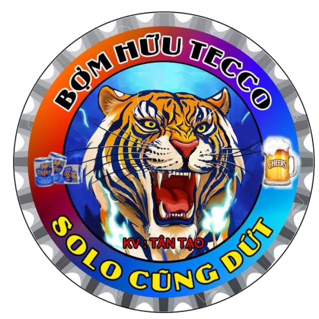 STICKER hình dán logo BẠN HỮU ĐƯỜNG XA, nhiều kích cỡ