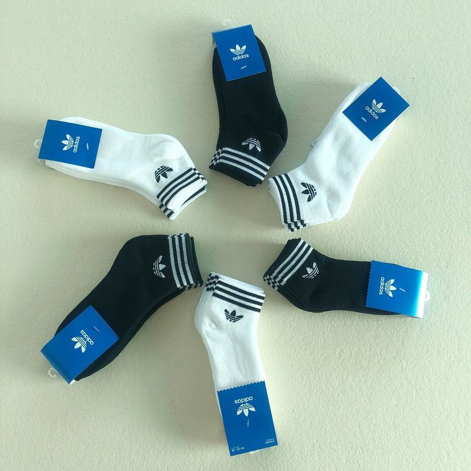 FREESHIPTất Vớ thể thao Adidas ngắn cổ 3 lá hàng VNXK thời trang