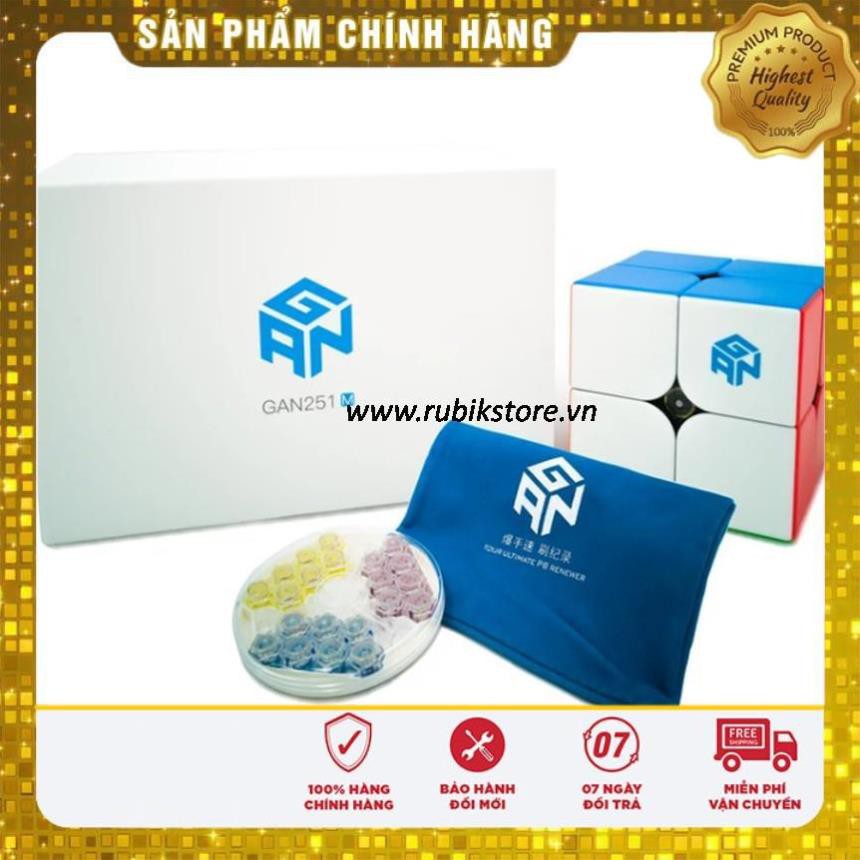 [SALE30% - FREESHIP] Đồ chơi Rubik 2x2x2 GAN 251 M 2x2x2 Stickerless - SP005175 ĐỒ CHƠI CAO CẤP KHÔNG CHÌ