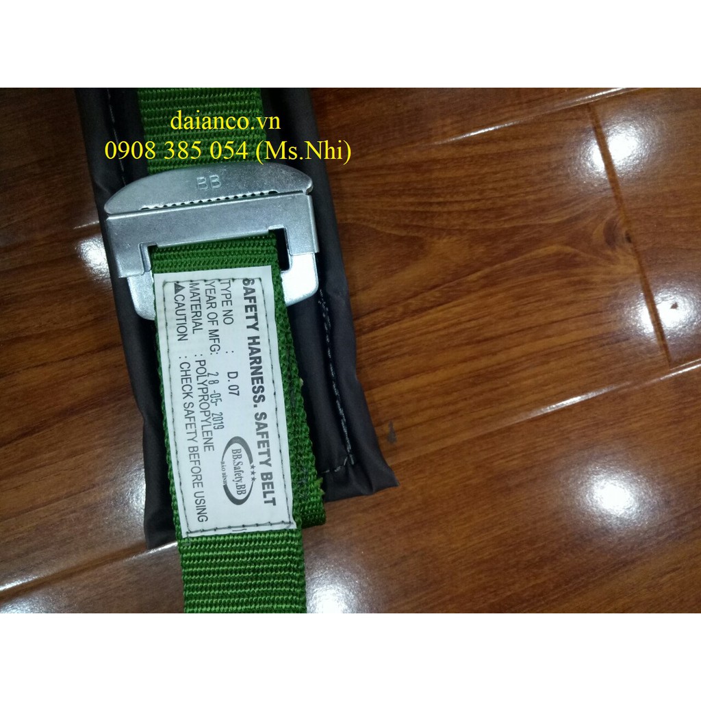 Dây Đai lưng an toàn lao động 1 móc lớn chính hãng Bảo Bình D07- Hình thật, hàng sẵn