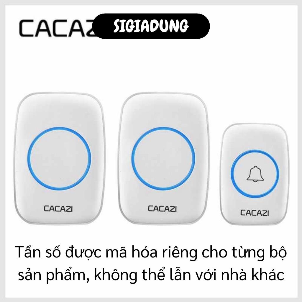 [SGD] Chuông Cửa - Chuông Cửa Không Dây Cacazi, 38 Kiểu Chuông, 4 Mức Âm Lượng, Chống Nước 9472