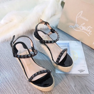 Sandal đế xuồng vân cói