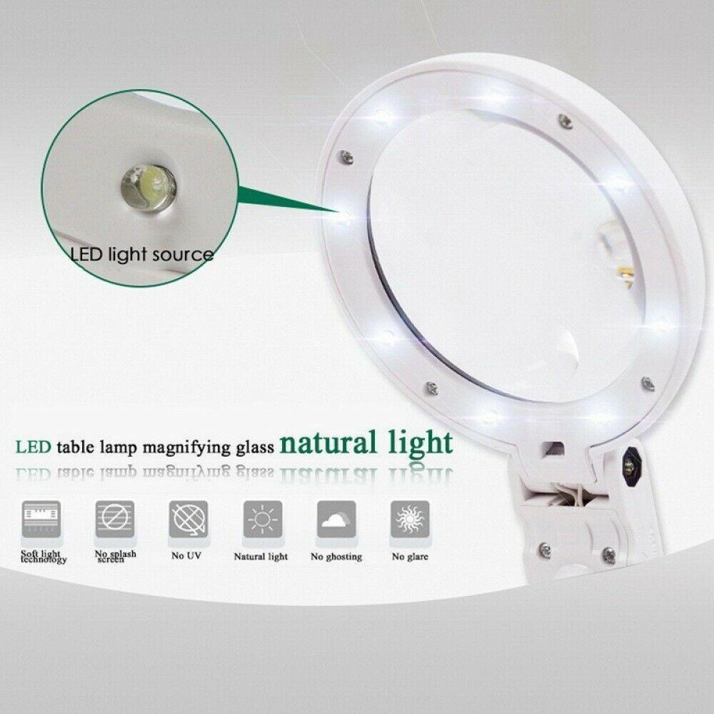 Kính Lúp Có Đèn LED Và Giá Đỡ Tiện Dụng