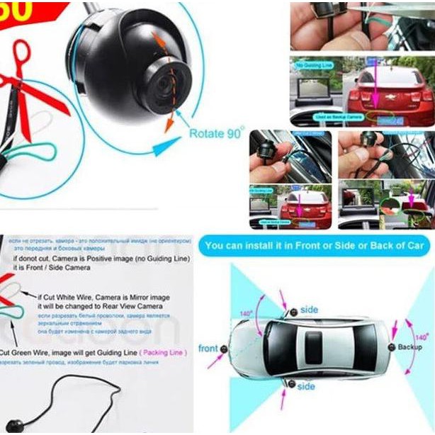 Camera Trước 360 Độ Cho Xe Hơi