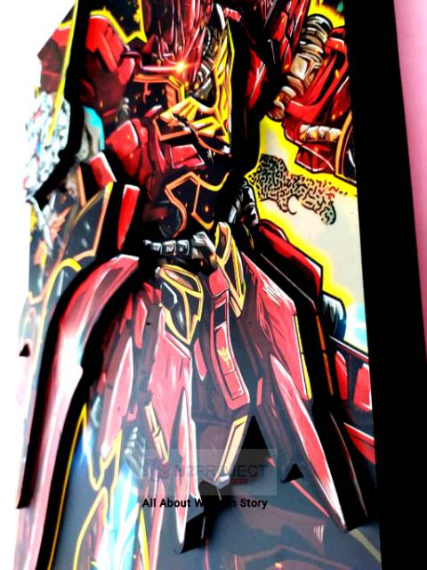 Mô Hình Robot Gundam Bằng Gỗ Điêu Khắc Treo Tường Trang Trí
