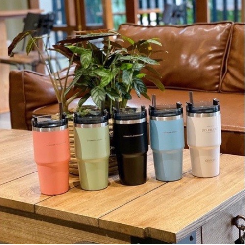 Ly Giữ Nhiệt Starbuck Kèm Ống Hút, Bình Giữ Nhiệt Cafe Starbuck Phiên Bản Giới Hạn