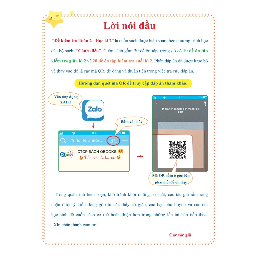 Sách - Đề Kiểm Tra Toán Lớp 2 - Cánh Diều - Học Kì 2 - 1 Quyển STK