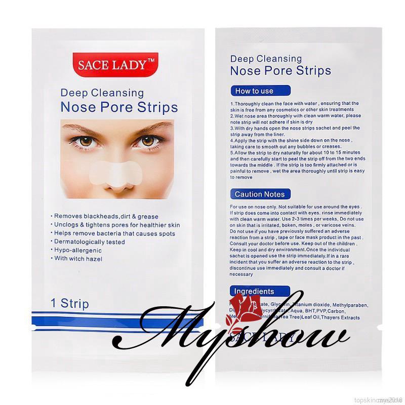 COD Gói 1 miếng dán lột mụn mũi Sace Lady làm sạch da và kiềm dầu | BigBuy360 - bigbuy360.vn