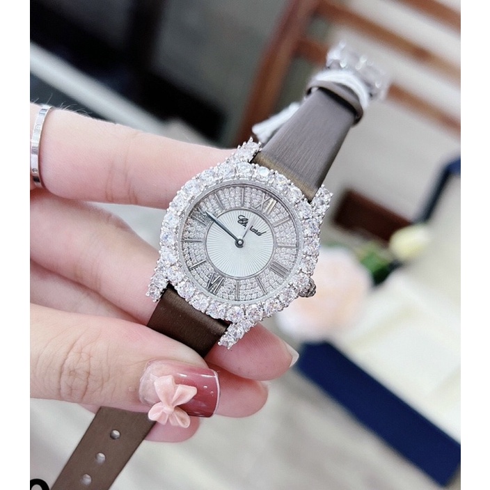 ĐỒNG HỒ NỮ C h o p a r d Size 32mm MÁY PIN NHẬT BẢO HÀNH 18 Tháng