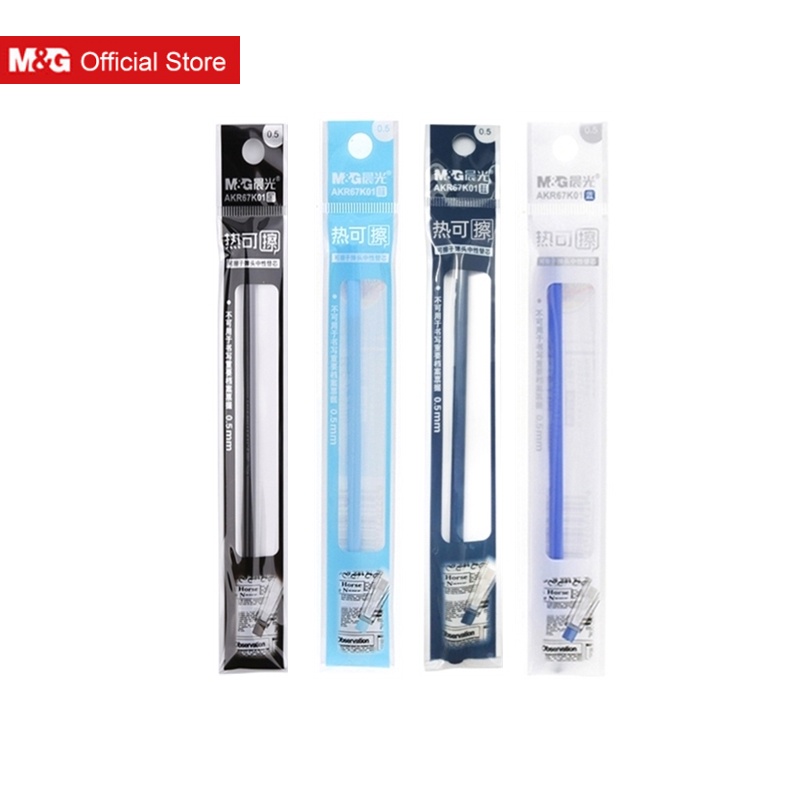 Ruột bút gel M&G có thể tẩy xóa nhiều màu tùy chọn AKR67K01