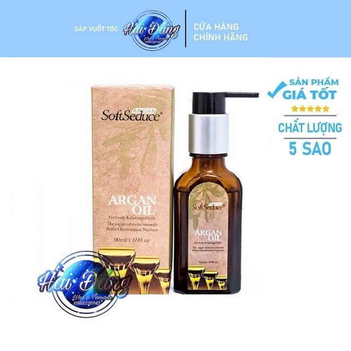 [CHÍNH HÃNG 100%] Tinh Dầu Dầu Dưỡng Tóc Argan Oil 50ml