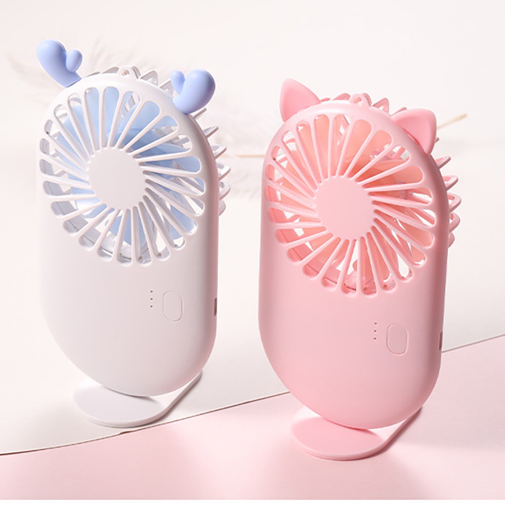 Quạt cầm tay Mini Summer Fan siêu dễ thương với 3 chế độ gió tích hợp pin 800mAh